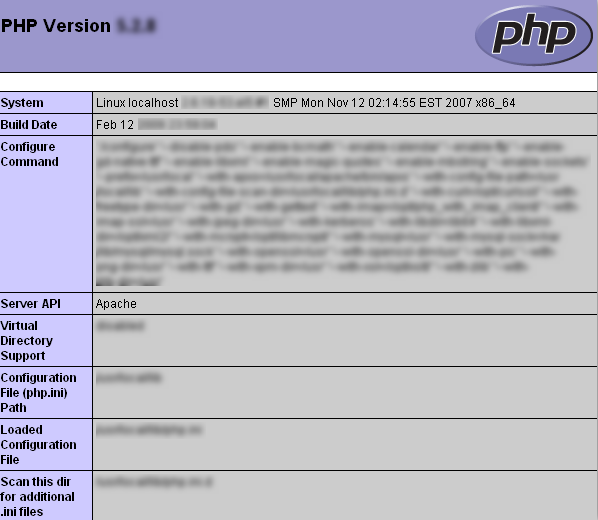 Настройка PHP на хостинге